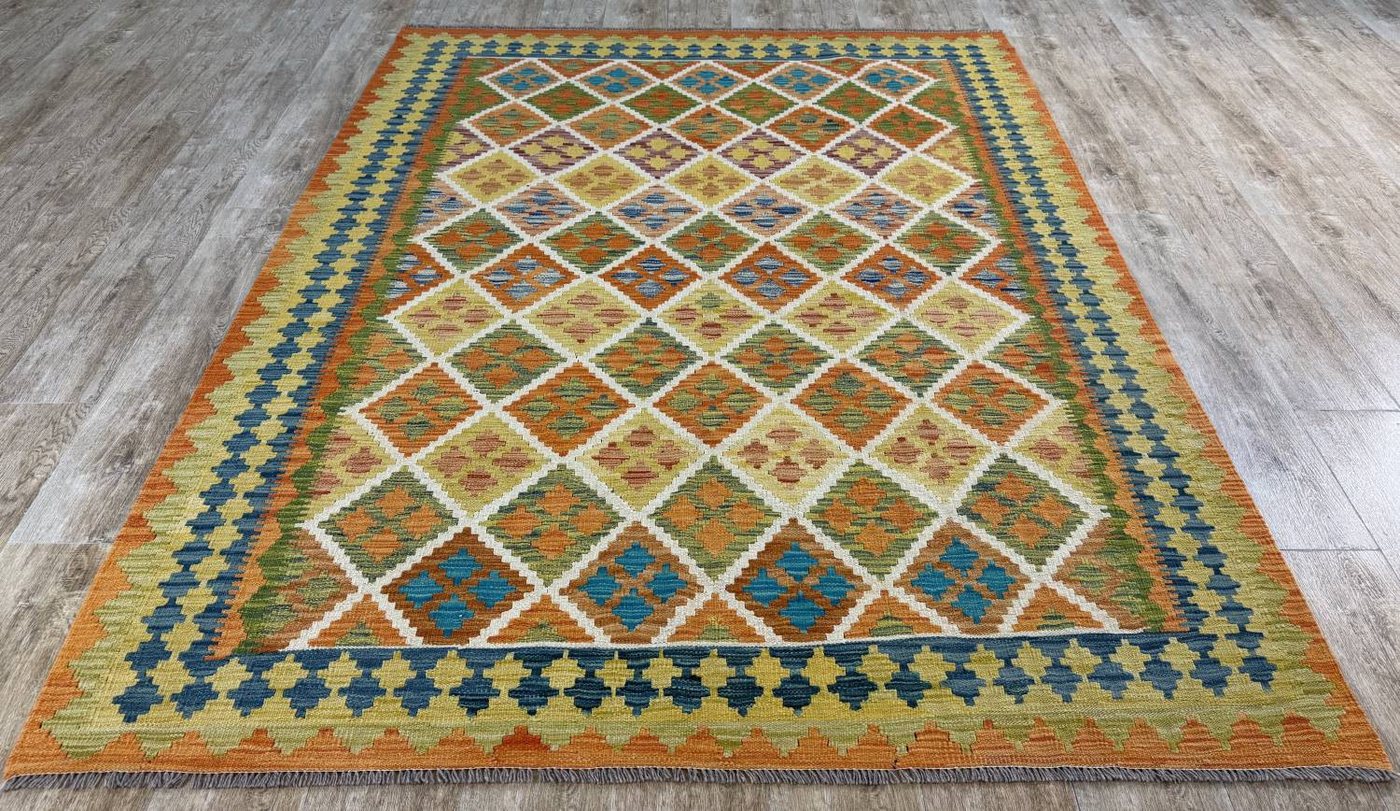 Rug Studios Teppich KELIM ORIGINAL HANDGEARBEITET, Rechteckig, Höhe: 5 mm, Handgefertigt, 183 x 240 cm, Multi Rug Studios Teppich KELIM ORIGINAL HANDGEARBEITET, Rechteckig, Höhe: 5 mm, Handgefertigt, 183 x 240 cm, Multi von Rug Studios