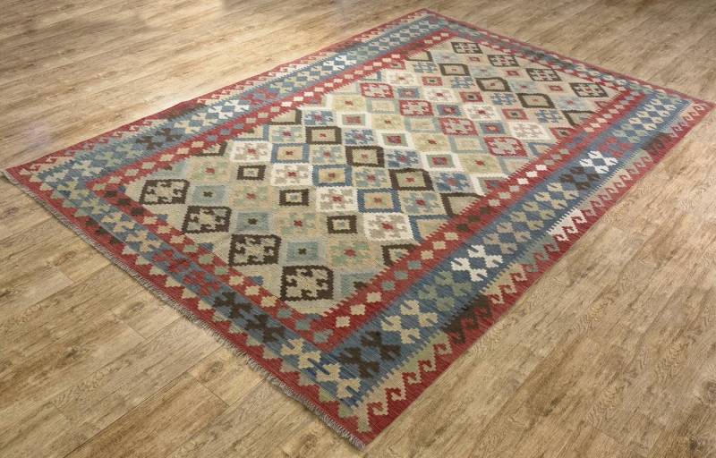 Rug Studios Teppich KELIM ORIGINAL HANDGEARBEITET, Rechteckig, Höhe: 5 mm, Handgefertigt, 197 x 296 cm, Multi Rug Studios Teppich KELIM ORIGINAL HANDGEARBEITET, Rechteckig, Höhe: 5 mm, Handgefertigt, 197 x 296 cm, Multi von Rug Studios