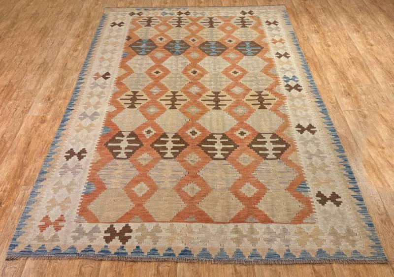 Rug Studios Teppich KELIM ORIGINAL HANDGEARBEITET, Rechteckig, Höhe: 5 mm, Handgefertigt, 197 x 297 cm, Multi Rug Studios Teppich KELIM ORIGINAL HANDGEARBEITET, Rechteckig, Höhe: 5 mm, Handgefertigt, 197 x 297 cm, Multi von Rug Studios