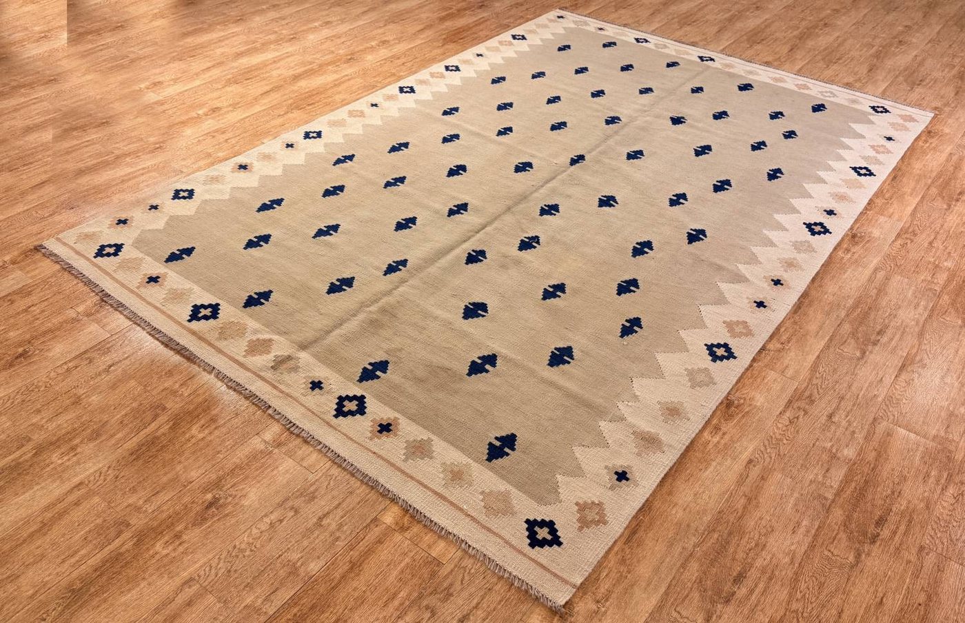 Rug Studios Teppich KELIM ORIGINAL HANDGEARBEITET, Rechteckig, Höhe: 5 mm, Handgefertigt, 198 x 290 cm, Natur Rug Studios Teppich KELIM ORIGINAL HANDGEARBEITET, Rechteckig, Höhe: 5 mm, Handgefertigt, 198 x 290 cm, Natur von Rug Studios