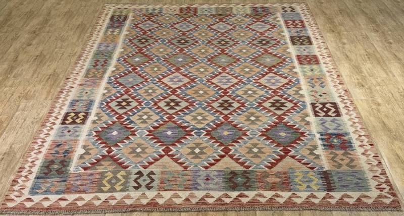 Rug Studios Teppich KELIM ORIGINAL HANDGEARBEITET, Rechteckig, Höhe: 5 mm, Handgefertigt, 202 x 303 cm, Multi Rug Studios Teppich KELIM ORIGINAL HANDGEARBEITET, Rechteckig, Höhe: 5 mm, Handgefertigt, 202 x 303 cm, Multi von Rug Studios