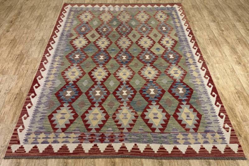 Rug Studios Teppich KELIM ORIGINAL HANDGEARBEITET, Rechteckig, Höhe: 5 mm, Handgefertigt, 204 x 277 cm, Multi von Rug Studios