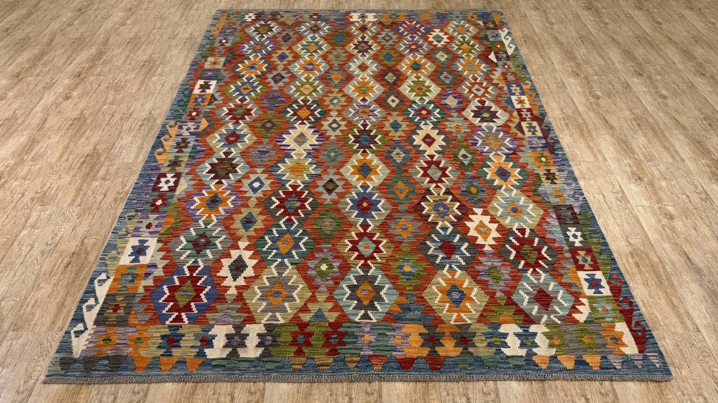 Rug Studios Teppich KELIM ORIGINAL HANDGEARBEITET, Rechteckig, Höhe: 5 mm, Handgefertigt, 216 x 300 cm, Multi Rug Studios Teppich KELIM ORIGINAL HANDGEARBEITET, Rechteckig, Höhe: 5 mm, Handgefertigt, 216 x 300 cm, Multi von Rug Studios