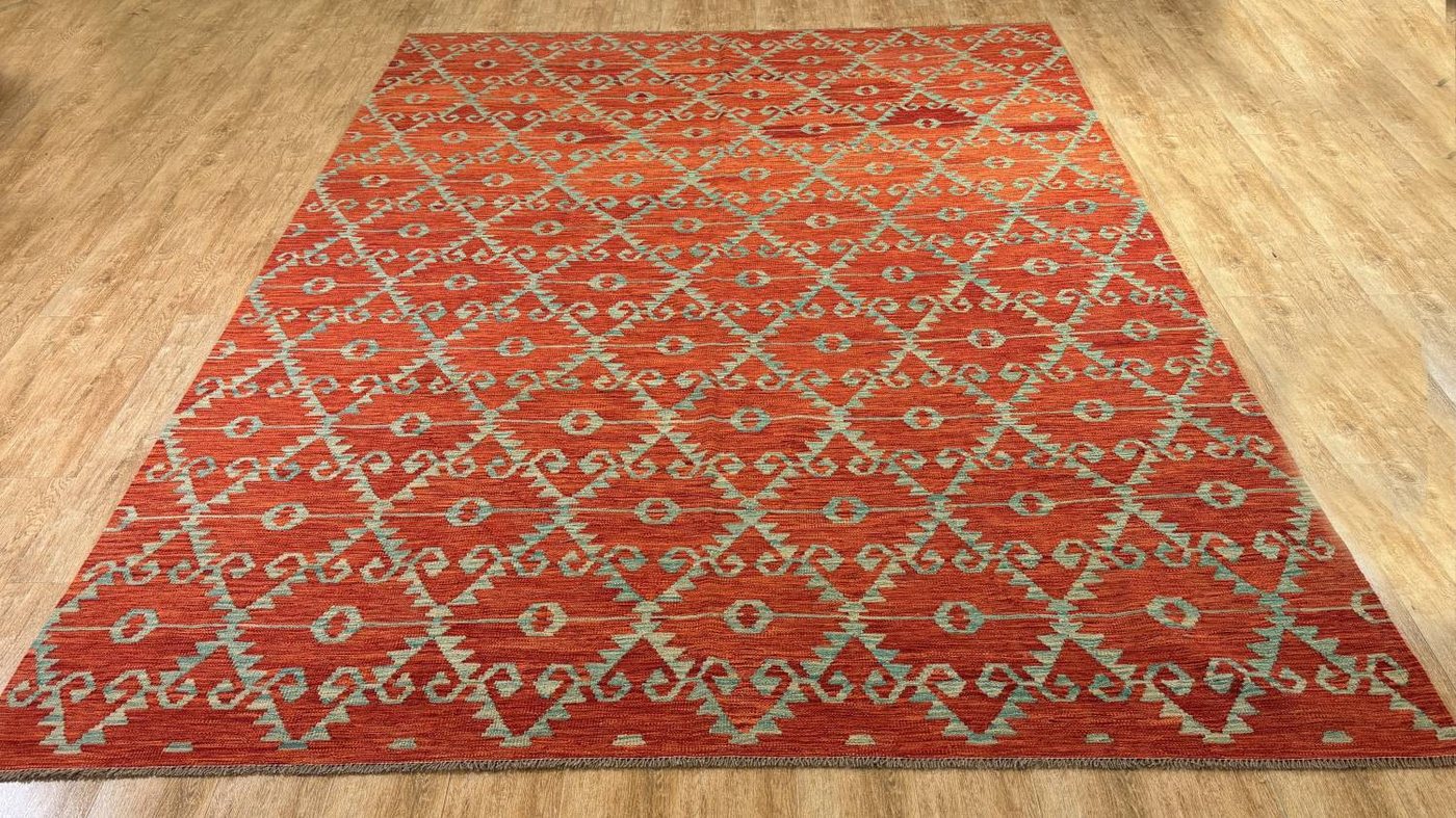 Rug Studios Teppich KELIM ORIGINAL HANDGEARBEITET, Rechteckig, Höhe: 5 mm, Handgefertigt, 256 x 350 cm, Terra Rug Studios Teppich KELIM ORIGINAL HANDGEARBEITET, Rechteckig, Höhe: 5 mm, Handgefertigt, 256 x 350 cm, Terra von Rug Studios