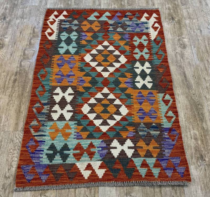 Rug Studios Teppich KELIM ORIGINAL HANDGEARBEITET, Rechteckig, Höhe: 5 mm, Handgefertigt, 82 x 120 cm, Multi Rug Studios Teppich KELIM ORIGINAL HANDGEARBEITET, Rechteckig, Höhe: 5 mm, Handgefertigt, 82 x 120 cm, Multi von Rug Studios