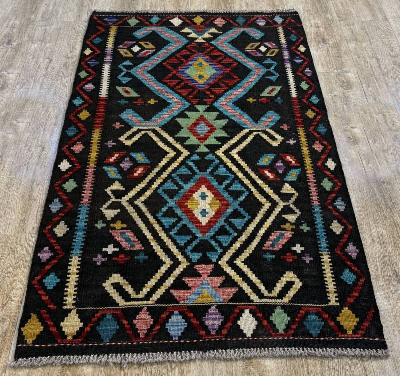 Rug Studios Teppich KELIM ORIGINAL HANDGEARBEITET, Rechteckig, Höhe: 5 mm, Handgefertigt, 84 x 137 cm, Multi Rug Studios Teppich KELIM ORIGINAL HANDGEARBEITET, Rechteckig, Höhe: 5 mm, Handgefertigt, 84 x 137 cm, Multi von Rug Studios