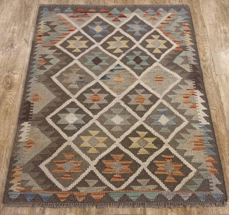 Rug Studios Teppich KELIM ORIGINAL HANDGEARBEITET, Rechteckig, Höhe: 5 mm, Handgefertigt, 89 x 112 cm, Braun Rug Studios Teppich KELIM ORIGINAL HANDGEARBEITET, Rechteckig, Höhe: 5 mm, Handgefertigt, 89 x 112 cm, Braun von Rug Studios