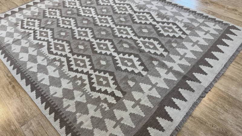 Rug Studios Teppich KELIM ORIGINAL HANDGEARBEITET, Rechteckig, Höhe: 5 mm, Handgefertigt, 157 x 202 cm, Natur Rug Studios Teppich KELIM ORIGINAL HANDGEARBEITET, Rechteckig, Höhe: 5 mm, Handgefertigt, 157 x 202 cm, Natur von Rug Studios