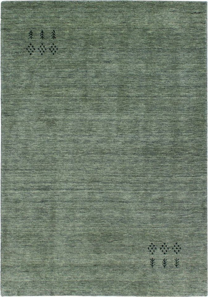 Rug Studios Teppich MARAND, Rechteckig, Höhe: 16 mm, Handgewebt, 60 x 90 cm, Hellgrau von Rug Studios