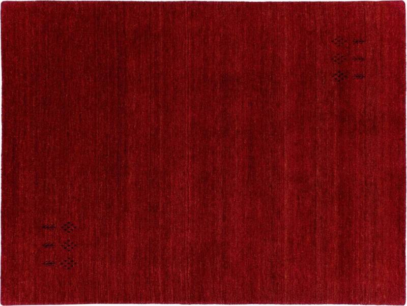 Rug Studios Teppich MARAND, Rechteckig, Höhe: 16 mm, Handgewebt, 60 x 90 cm, Rot von Rug Studios