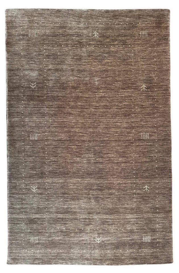 Rug Studios Teppich TEPPICH MARANA HANDGEARBEITET / SCHURWOLLE, Rechteckig, Höhe: 14 mm, Handgefertigt, 115 x 175 cm, Braun von Rug Studios