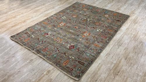 Rug Studios Teppich ZIEGLER-ORIGINAL | Farbe: Grau; Größe: 169 x 236 cm | strapazierfähig und leicht zu reinigen | Wohnzimmer | Schlafzimmer von Rug Studios