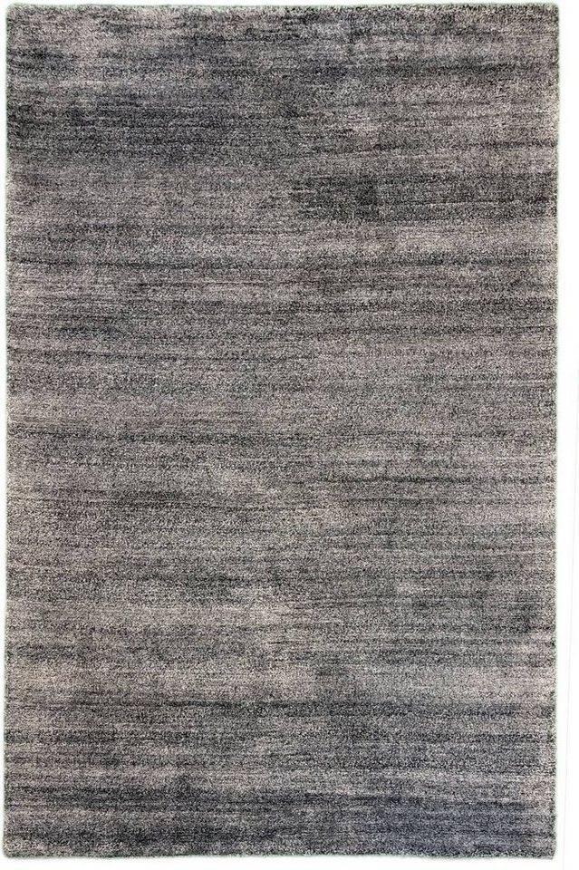 Rug Studios Teppich KHANGRI UNI, Rechteckig, Höhe: 17 mm, Handgeknüpft, 40 x 60 cm, dunkelgrau Rug Studios Teppich KHANGRI UNI, Rechteckig, Höhe: 17 mm, Handgeknüpft, 40 x 60 cm, dunkelgrau von Rug Studios