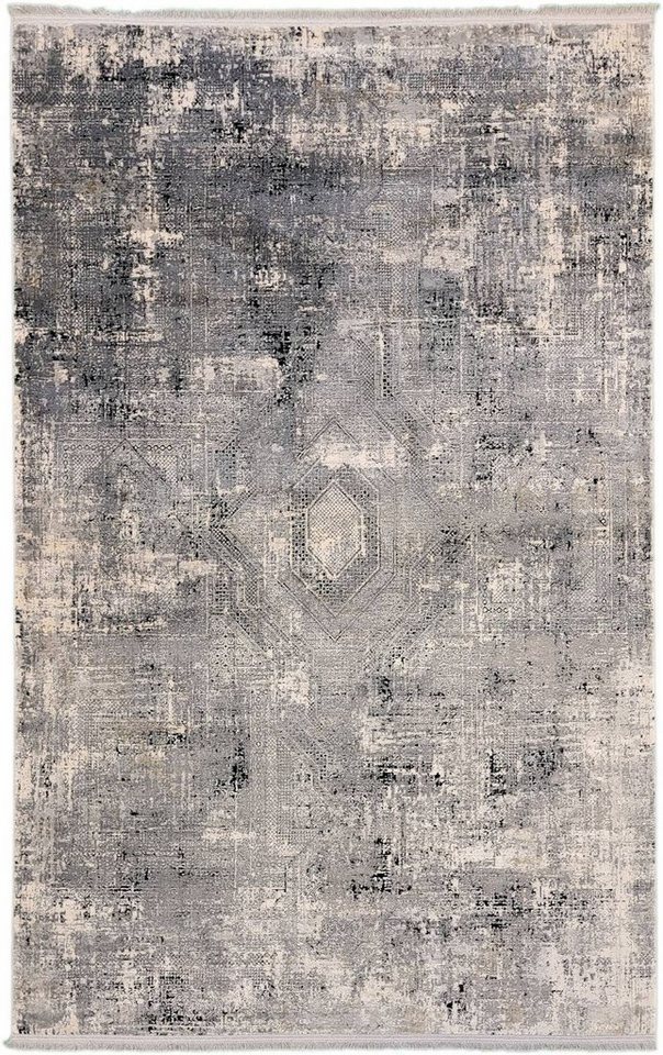 Rug Studios Teppich BHIMA, Rechteckig, Höhe: 12 mm, Wohnzimmer, 40 x 60 cm, Schwarz Rug Studios Teppich BHIMA, Rechteckig, Höhe: 12 mm, Wohnzimmer, 40 x 60 cm, Schwarz von Rug Studios