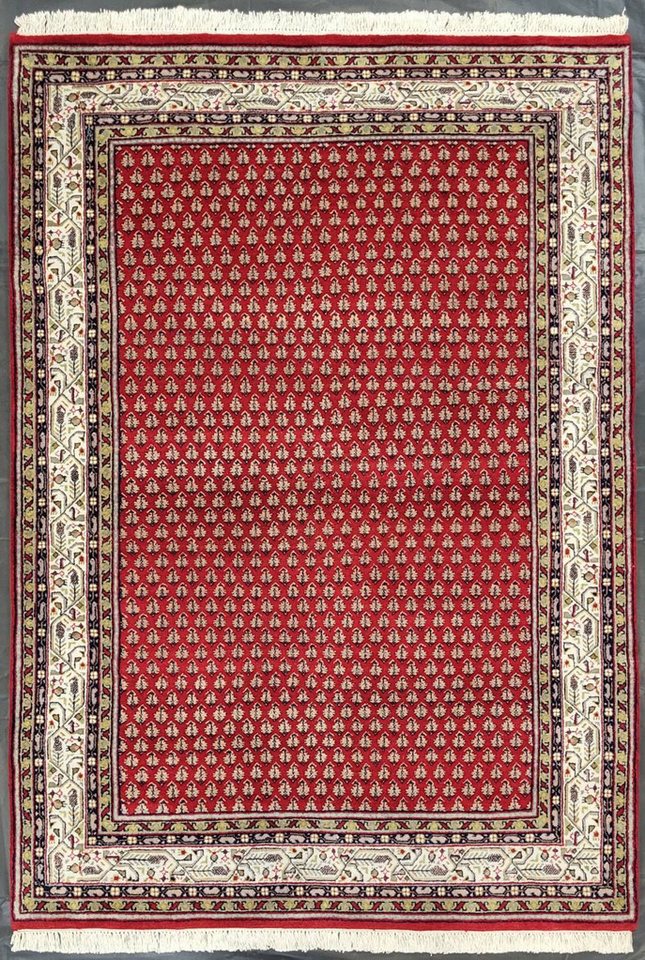 Rug Studios Teppich NARGIS MIR, Rechteckig, Höhe: 17 mm, Handgeknüpft, 123 x 183 cm, rot Rug Studios Teppich NARGIS MIR, Rechteckig, Höhe: 17 mm, Handgeknüpft, 123 x 183 cm, rot von Rug Studios