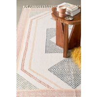 Baumwolle Bedruckter Teppich Größe 8 X 10 Fuß, 96 120 Zoll, 240 300 cm Handgefertigter von RugCompanyIndia