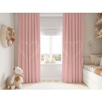 Goldenes Herz Baby Zimmer Vorhänge Kinder Vorhang Kinderzimmer Fenster Kissenbezug Geschenk von RugExclusive