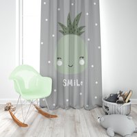 Niedliche Ananas Baby Zimmer Vorhänge Kinder Vorhang Kinderzimmer Fenster Kissenbezug Geschenk von RugExclusive