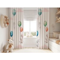 Niedliches Kaninchen Baby Zimmer Vorhänge Kinder Vorhang Kinderzimmer Fenster Kissenbezug Geschenk von RugExclusive