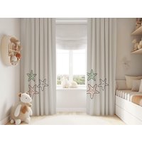 Seestern Baby Zimmer Vorhänge Kinder Vorhang Kinderzimmer Fenster Kissenbezug Geschenk von RugExclusive