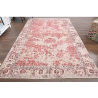 200x300 Teppich, Kelimteppich, Handgewebter Kelim Handgemachter Teppich Aus Bio-Wolle, Shabby Dekoration, Wohnzimmerteppich von RugNature