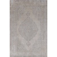 Antiker Distressed Wool Rug 7x10, Beige & Braun Handgemachter Wollteppich von RugSourceOutlet