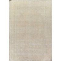 Beige Vintage Gedeckter Distressed Teppich 10x13 von RugSourceOutlet