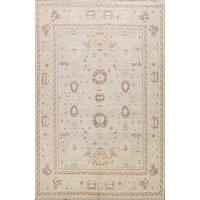 Floraler Khotan Teppich 8x10, 100% Pflanzlich Gefärbter Handgeknüpfter Wollteppich von RugSourceOutlet