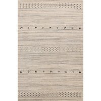 Gabbeh Teppich 5x6, Handgemachter Wollteppich von RugSourceOutlet