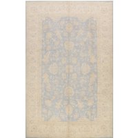 Gedämpfter Peshawar Chobi Oriental Teppich 9x12, Handgemachter Wollteppich, Gemüsefarbe von RugSourceOutlet