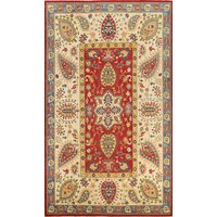 Gemüse Farbstoff Floral Kazak Oriental Bereich Teppich 7 X 10 von RugSourceOutlet