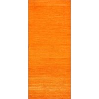 Orange Gabbeh Läufer Teppich 3x7, Handgemachter Wollteppich von RugSourceOutlet