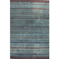 Pflanzlich Gefärbter Gabbeh Teppich 9x13, Handgemachter Wollteppich von RugSourceOutlet