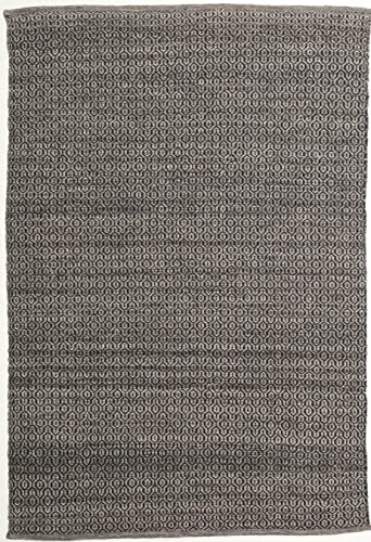 RugVista, Alva, Teppich, Mittelflor Teppich, 160 x 230 cm, Rechteckiger, Moderner Kelim Teppich, Wolle, Flur, Schlafzimmer, Küche, Wohnzimmer, Braun/Schwarz, Grau von RugVista