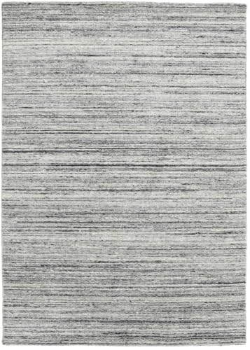 RugVista, Mazic, Teppich, Mittelflor, 140 x 200 cm, Rechteckiger, Wolle, Flur, Schlafzimmer, Küche, Wohnzimmer, Grau, Grau von RugVista