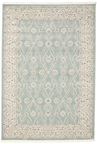 RugVista, Ziegler Madison, Teppich, Mittelflor, 160 x 230 cm, Rechteckiger, Orientalischer Teppich, Oeko-Tex Standard 100, Polypropylene, Flur, Schlafzimmer, Küche, Wohnzimmer, Schwarz/Grau, Grau von RugVista