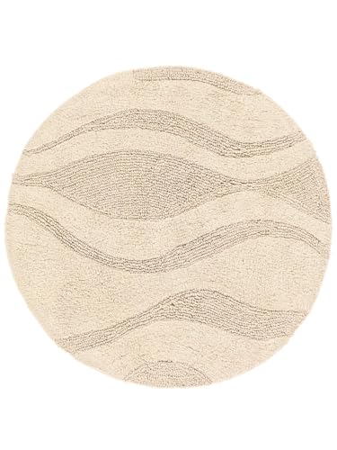 RugVista Breeze Teppich - Cremebeige Teppich Ø 120 Moderner, Rund Teppich RugVista Breeze Teppich - Cremebeige Teppich Ø 120 Moderner, Rund Teppich von RugVista