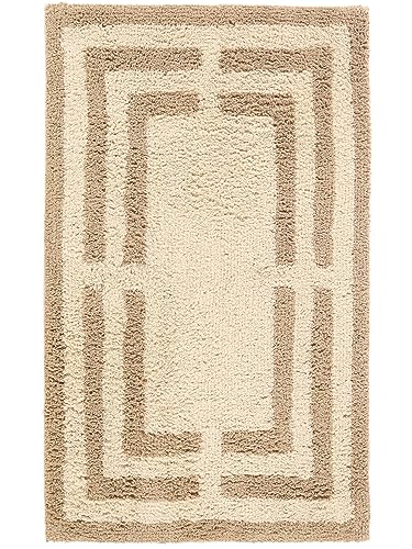 RugVista Chateau Badematte - Naturweiß/Beige Teppich 70x120 Moderner Teppich von RugVista