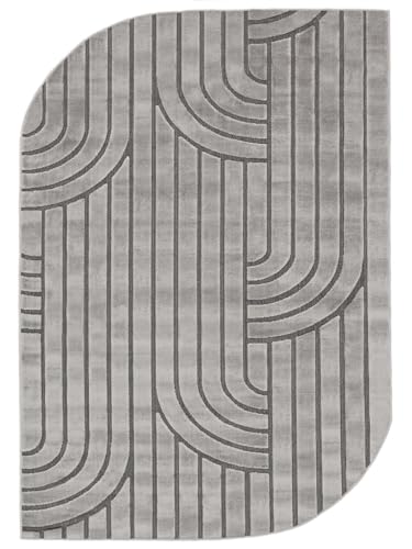 RugVista Flowie Teppich - Silbergrau Teppich 160x230 Moderner Teppich RugVista Flowie Teppich - Silbergrau Teppich 160x230 Moderner Teppich von RugVista