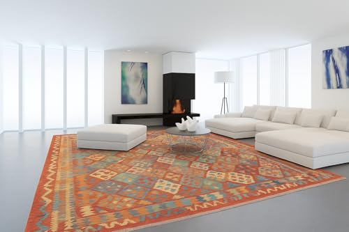 Rugeast Handgewebter Kilim Teppich 290x200 cm – Multicolor – Rechteckig – Reine Wolle – Flachgewebe – Unikat – Wohnzimmer & Esszimmer Rugeast Handgewebter Kilim Teppich 290x200 cm – Multicolor – Rechteckig – Reine Wolle – Flachgewebe – Unikat – Wohnzimmer & Esszimmer von Rugeast