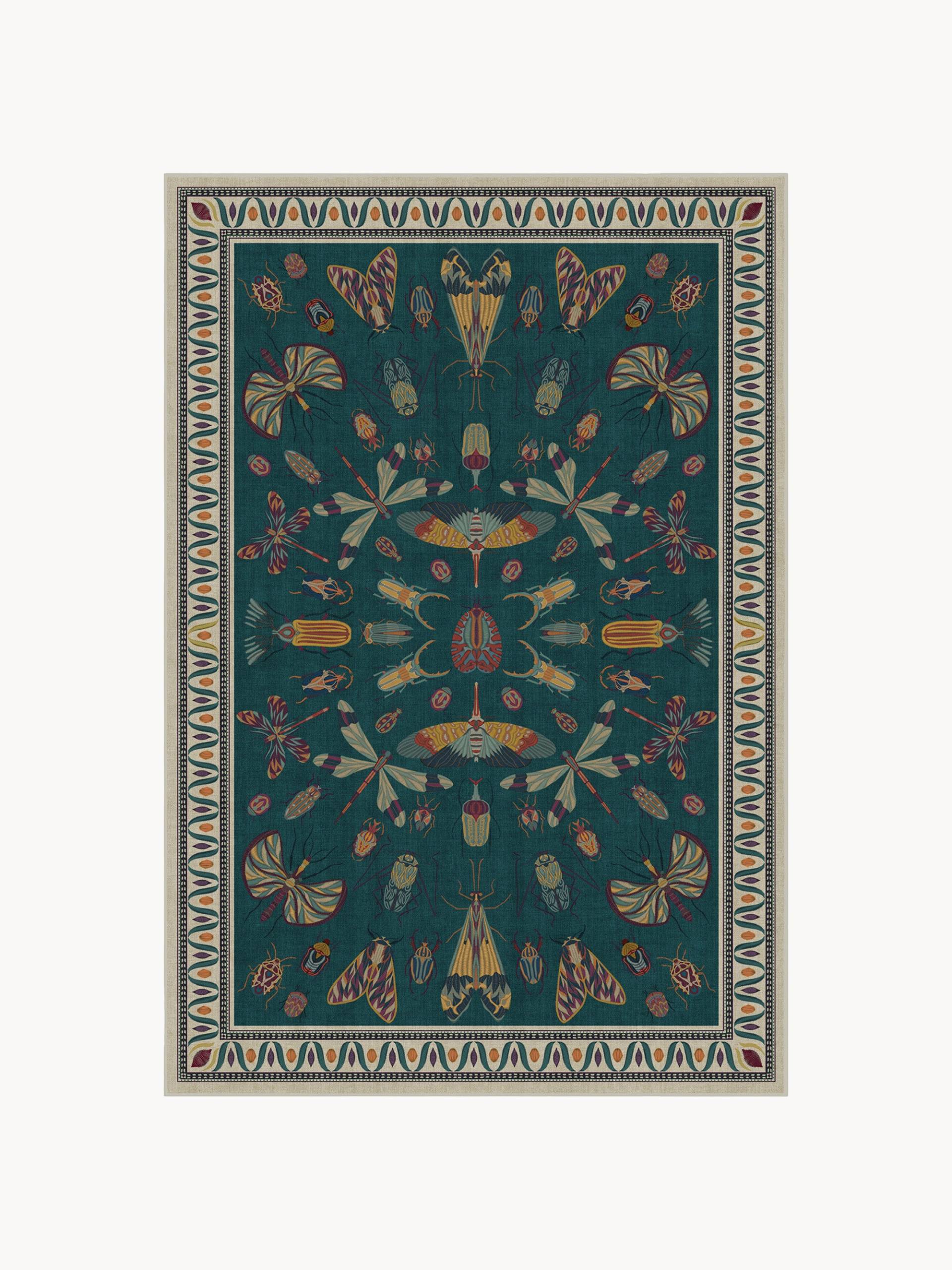 Waschbarer Kurzflor-Teppich Flutterby Waschbarer Kurzflor-Teppich Flutterby von Ruggable