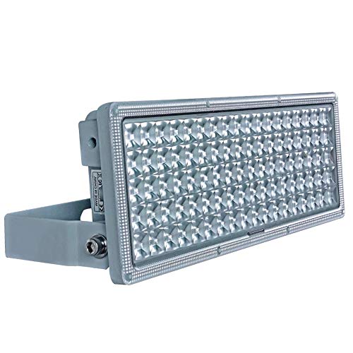 Rugging Flutlichter LED Flutlicht Außen 100W LED Strahler 10000lm Superhelle Fluter 3000K IP67 Wasserfest Außenstrahler für Rasenflächen Hinterhof von Rugging