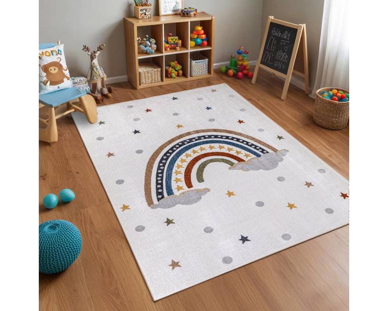 Rugium Teppich Kids_Rainbow, Höhe: 8 mm von Rugium