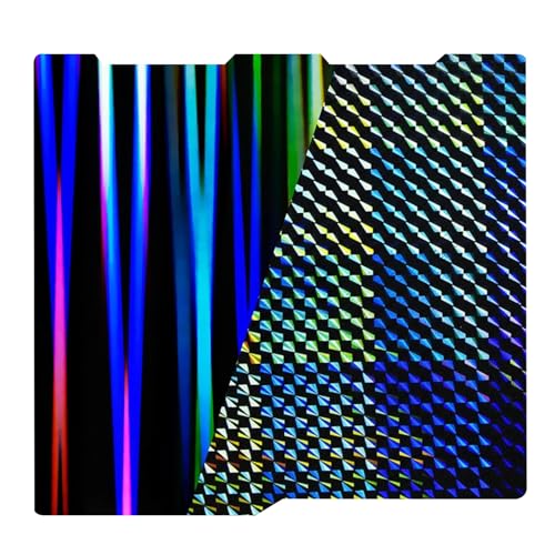RugooSpink 256 x 268 mm Kobra 3/Kobra 3 V2 Combo doppelseitige Platte aus glattem Stahlblech H1H Platform Build Sheet (Phantom + Lichtstrahl) beheiztes Bett für Anycubic 3D-Drucker von RugooSpink