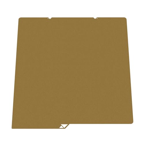 RugooSpink Kobra S1 Bauplatte 264 x276MM Bauplatte Kobra S1 Combo Blatt Kobra S1 Federstahlblech Doppelseitiges strukturiertes Gold PEI Plattform Entfernbares beheiztes Bett für Anycubic 3D Drucker von RugooSpink