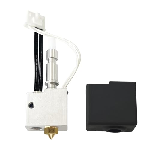 RugooSpink Kobra S1 Hotend Kobra S1 Combo Hot End Kobra S1 Extruder Hotend mit Messing Düse Kehlrohr Montage Kobra S1 Druckkopf Ersatz für Anycubic 3D Drucker Zubehör/Teile von RugooSpink