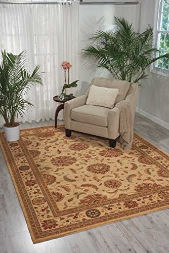 NOURISON LI04 Living Treasures Teppich, 1,68 m x 1,07 m, elfenbeinfarben von NOURISON