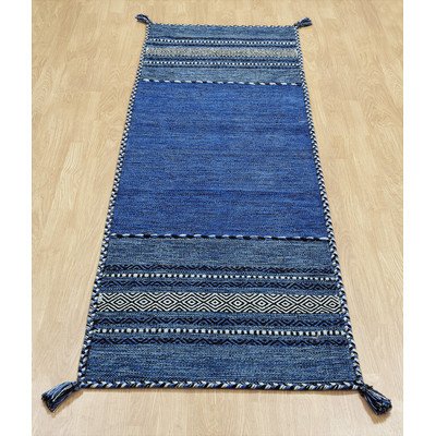 Rugs Direct Teppich, 67 x 220 cm, Blau von Rugs Direct