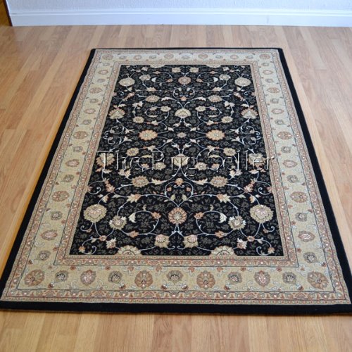 Rugs Direct Teppich, Schwarz, 80 cm x 160 cm von Rugs Direct