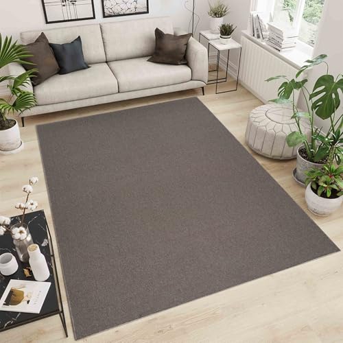 Rugs by Desire Simple Niederflor Teppiche Wohnzimmer - Moderne Getuftete Teppiche für Wohnzimmer mit Filzrückseite, Dunkelbeige, 120 x 170 cm Rugs by Desire Simple Niederflor Teppiche Wohnzimmer - Moderne Getuftete Teppiche für Wohnzimmer mit Filzrückseite, Dunkelbeige, 120 x 170 cm von Rugs by Desire